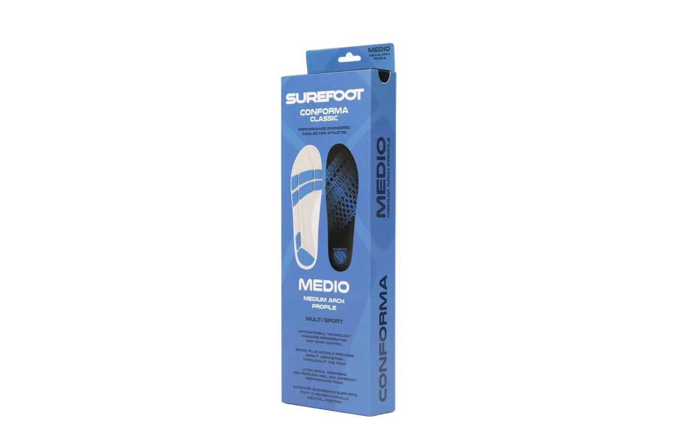 blue box for the medio insoles